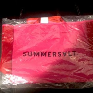 Summersalt Neoprene beach/tote bag. Brand new. 15”wide. Sealed.